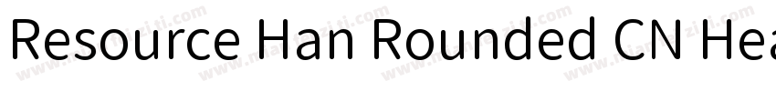 Resource Han Rounded CN Heavy0990字体转换